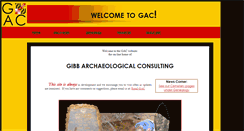 Desktop Screenshot of gibbarchaeology.net