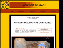Tablet Screenshot of gibbarchaeology.net